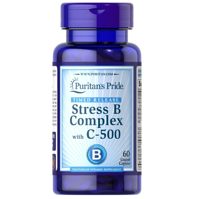 

Generic PURITAN'S PRIDE STRESS B COMPLEX C 500 CAPLETS 60'S