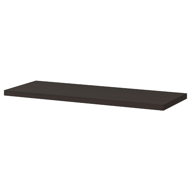 

Generic Shelf Brown-Black 80X30cm