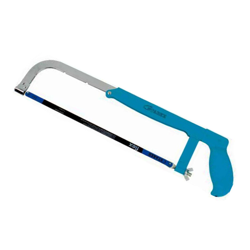 

Starex Hacksaw Frame Adjustable 8"-12" Blue/Grey with Blade