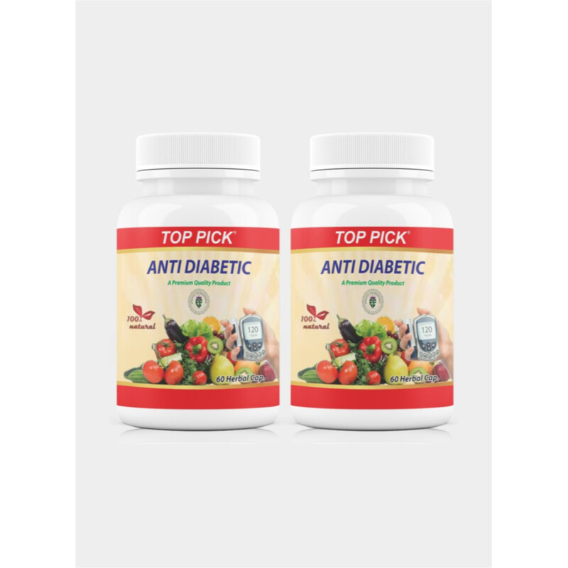 

Top Pick Anti Diabetic 60 Herbal Capsules Pack of 2