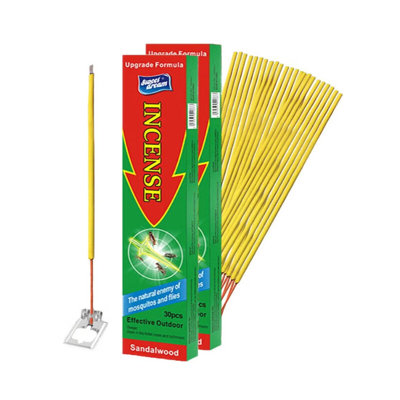 

Sweet Dream 2 Pack Mosquito Repellent Incense Sticks , Mini Citronella Mosquito Bug Repellent Incense Stick DEET Free