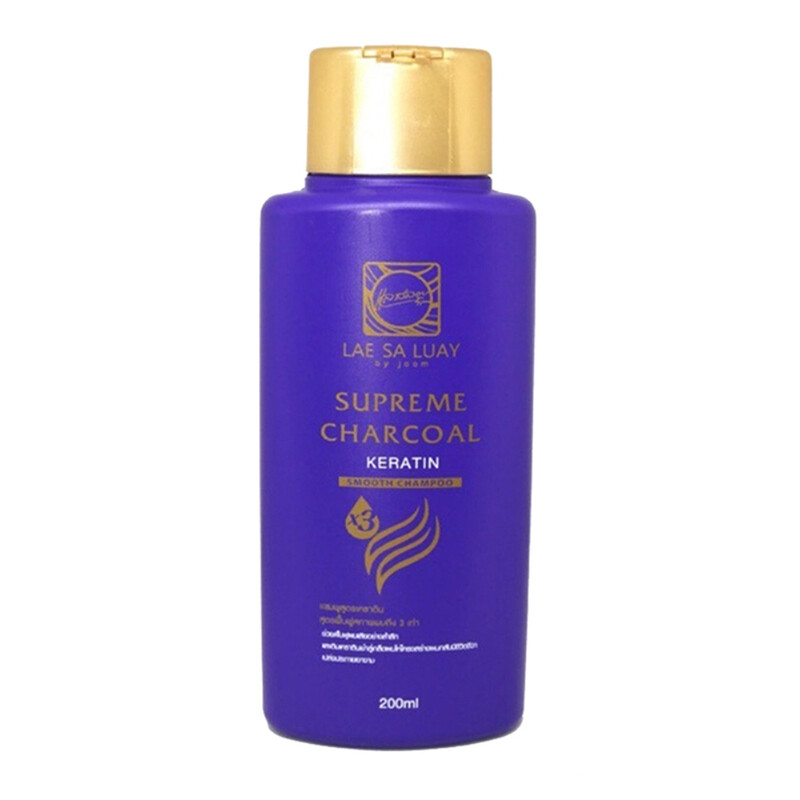 

Generic Lae Sa Luay Supreme Charcoal Keratin Smooth Shampoo, 200ml