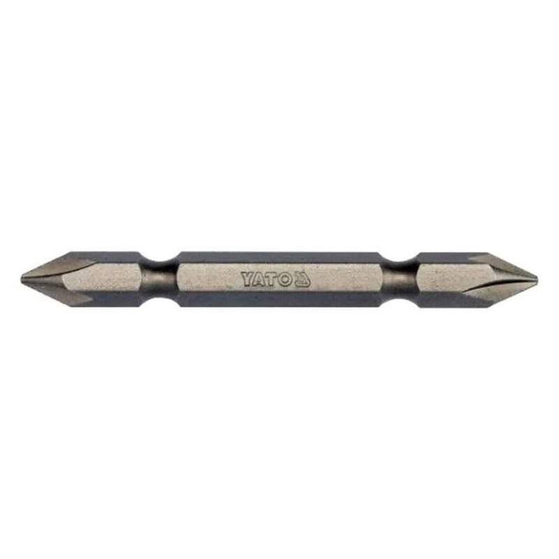 

Yato Double End Screwdriver Bits 1/4"x65mm PH3-PH3 10pcs/Box YT-78162