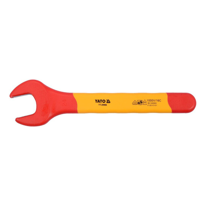 

YATO Insulated Open End Wrench 24mm VDE-1000V YT-20966