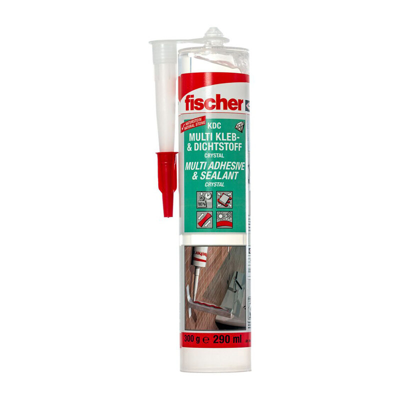 

Fischer All Round Adhesive Gluing and Sealing Crystal Clear 290ml 503317