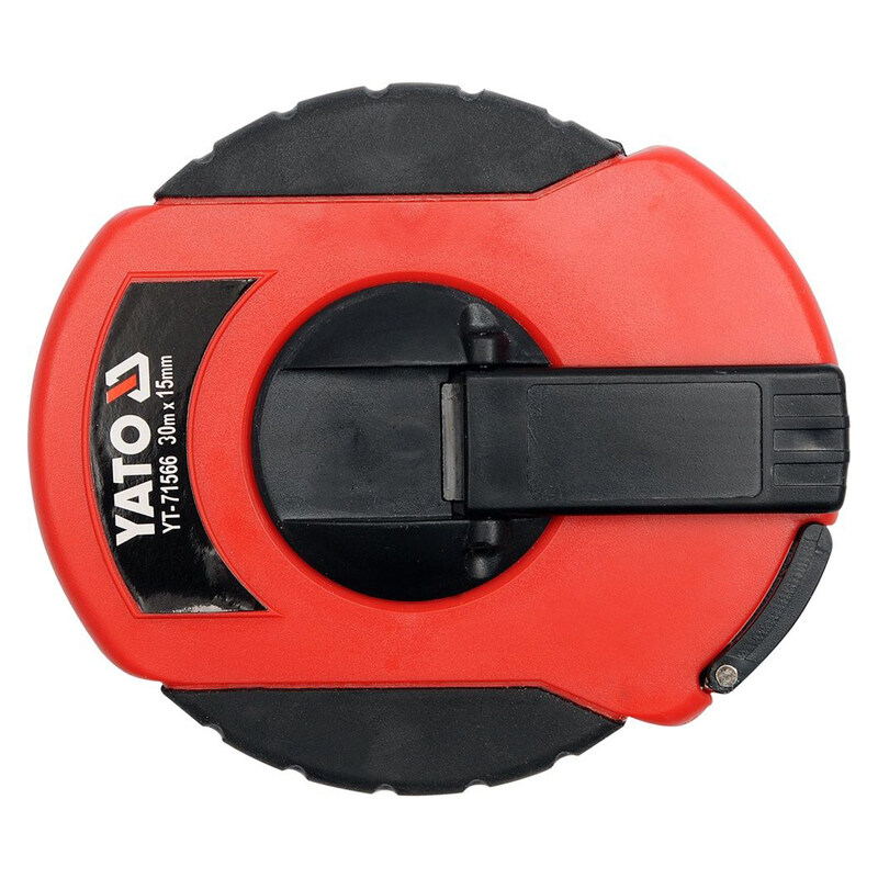 

YATO Measuring Tape Fibre Glass Blade 30Mx13mm ABS case Hanger Card YT-71566