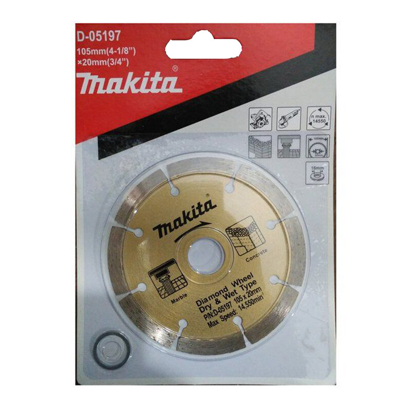 

Makita Marble Cutting Blade Segmented 105mm D-05197