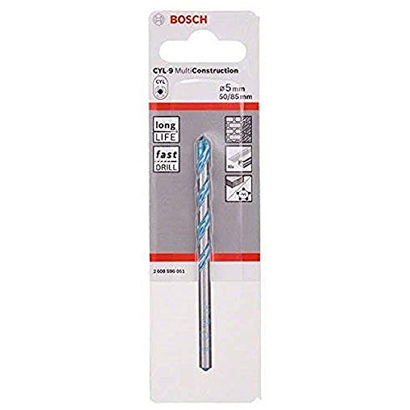 

Multi Purpose Drill Bit 5 x 85mm 2608596051 Bosch