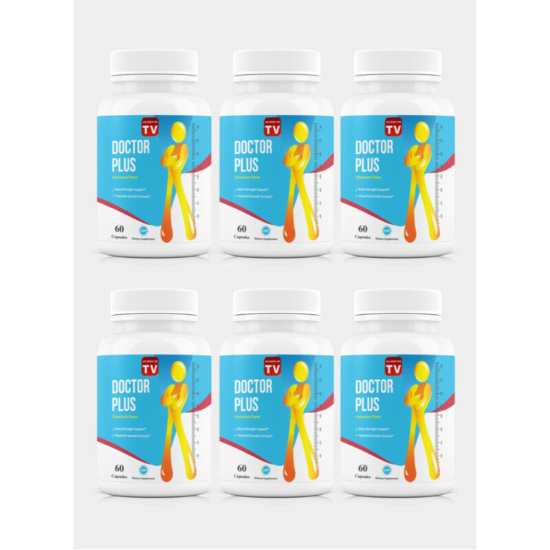

AS SEEN ON TV Doctor Plus Cinnamon Flavor Dietary 60 Capsules Pack of 6