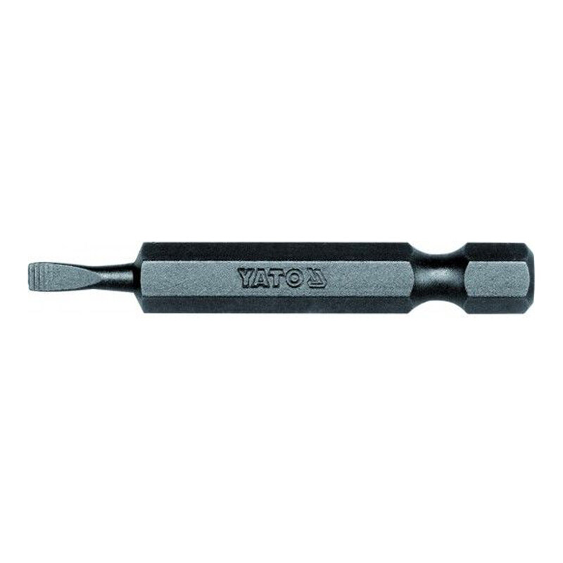 

YATO Screwdriver Bit 1/4"x50mm Slotted 3mm (2pcs/set) YT-7840