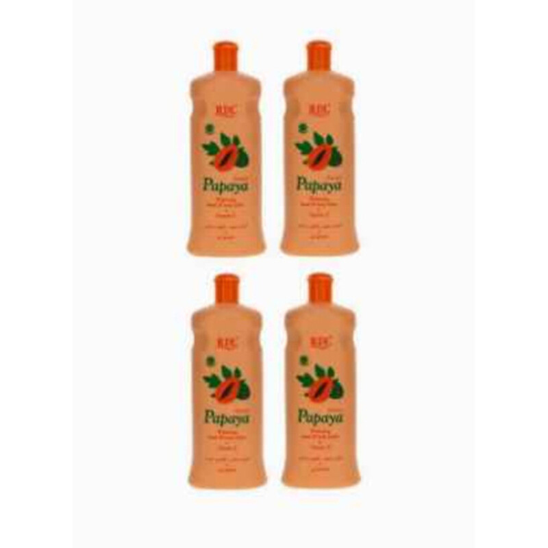 

Generic RDL Vitamin E Extract Papaya Whitening Hand & Body Lotion, 4 x 600ml