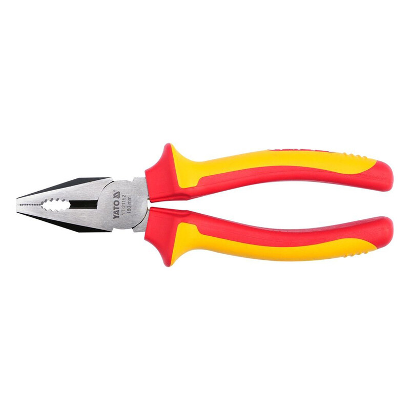 

YATO Insulated Combination Plier 180mm VDE-1000V YT-21152