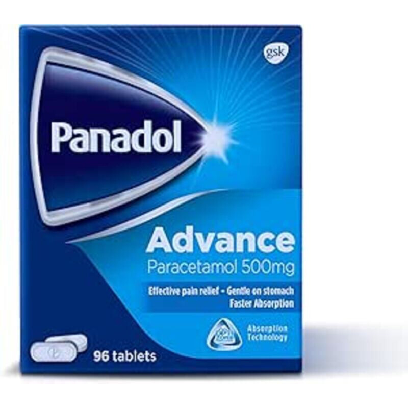 

Generic PANADOL ADVANCE, 500 MG, TABLETS 96'S