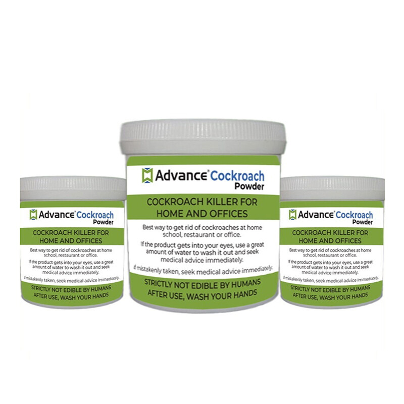 

Advance Pack Of 3 Pest Powder Highly Effective Cockroach & Crawling Insects Killer For Indoor & Outdoor Use 100g