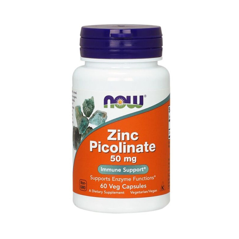 

Generic Now Foods Zinc Picolinate Immune Support Dietary Supplement, 50mg, 60 Veg Capsules