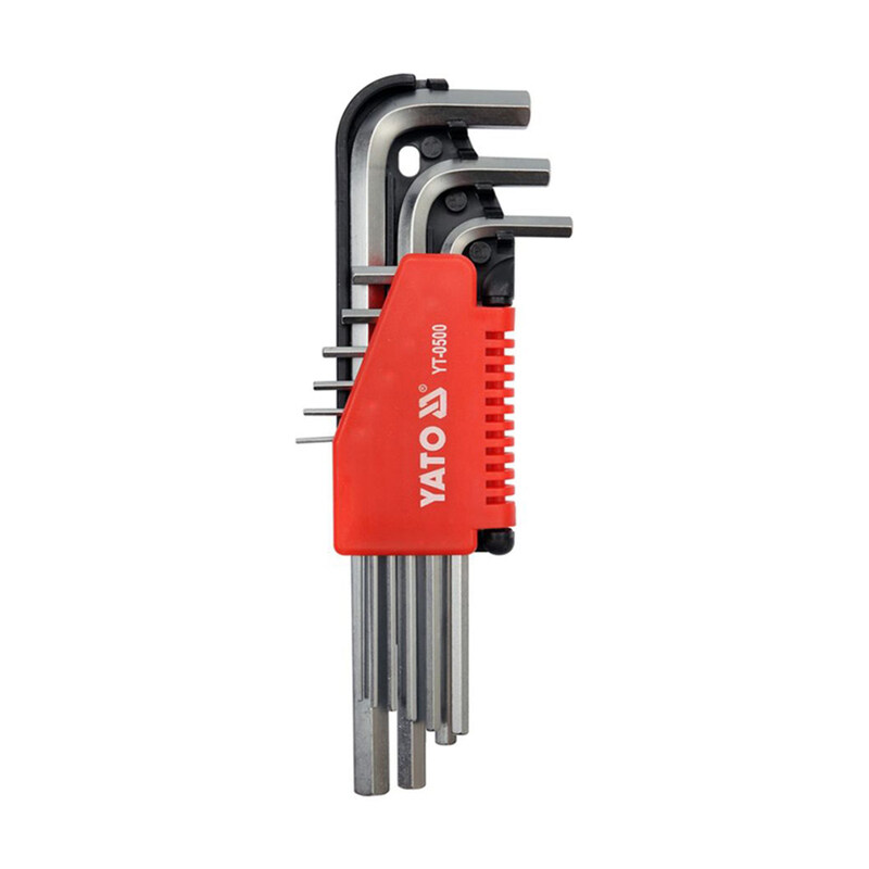 

YATO Hex Key 9Pcs 1,5-10Mm Crv YT-0500