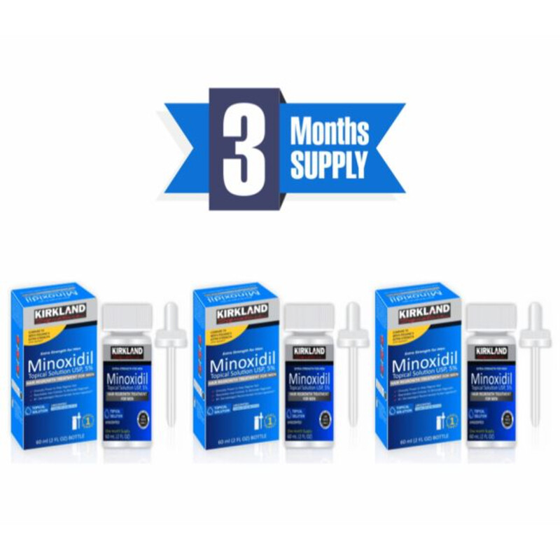 

Kirkland Signature Minoxidil USP 5% Effective Scalp Treatment for Men, 3-Month Pack (3pcs)