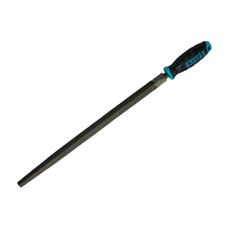 

Starex File Triangle 12" Soft Grey Rubber Handle T12 Steel
