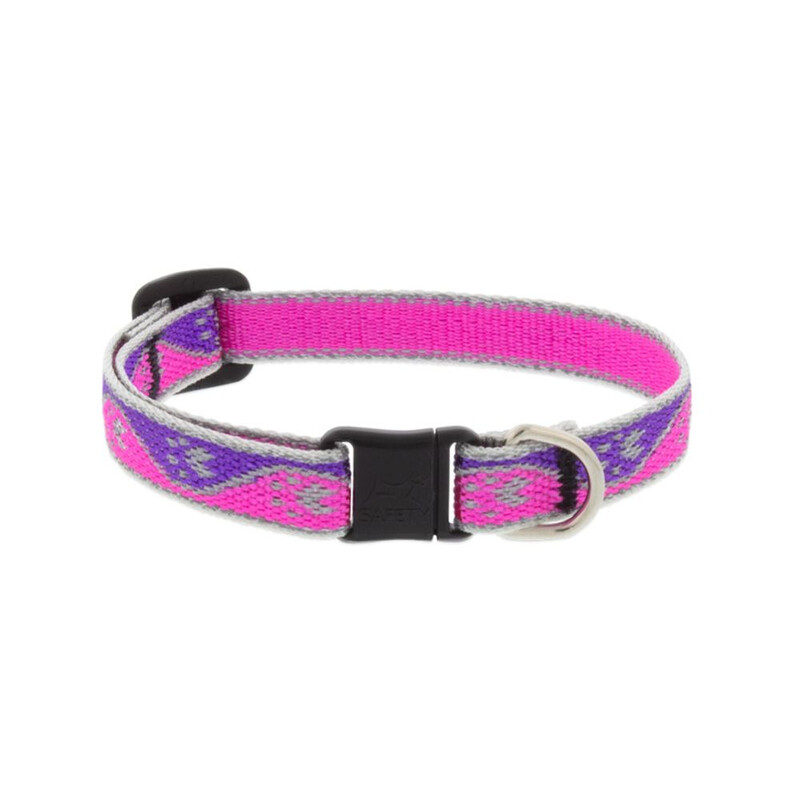 

Lupine Pet Reflective Safety Cat Collar - Pink Paws