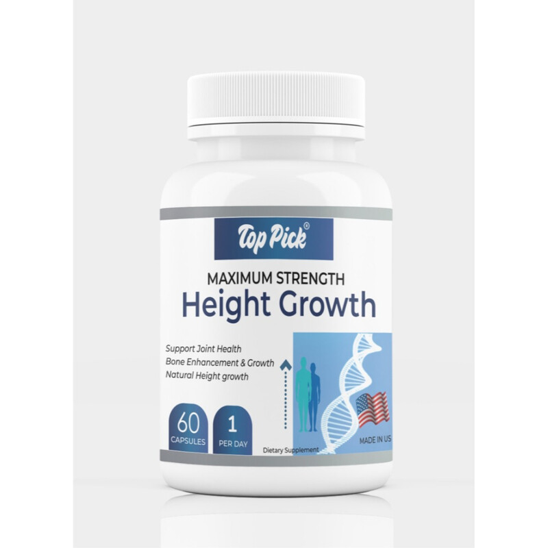 

Top Pick Maximum Strength Height Growth Support Joint health and Height Grwoth 60 Capsules