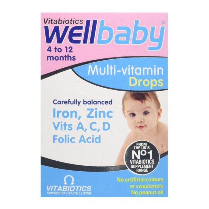 

Generic Vitabiotics Wellbaby Multi-Vitamin Drops, 30ml