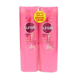 Sunsilk Shampoo Shine And Strength, 2 x 400ml