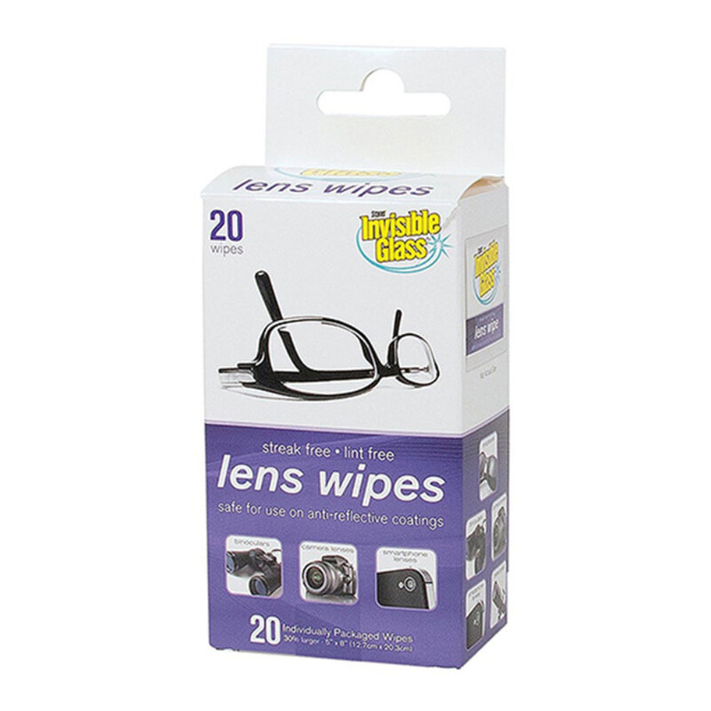 

Generic Stoner Invisible Glass Lens Wipes, 20 Pieces