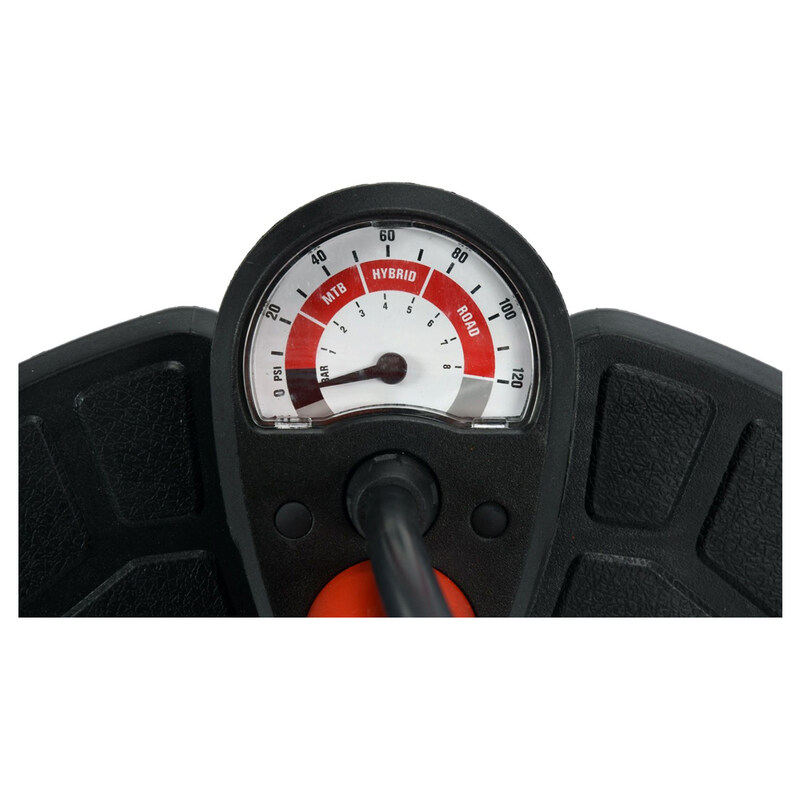 

YATO High Volume Floor Pump With Pressure Gauge 18" YT-73521