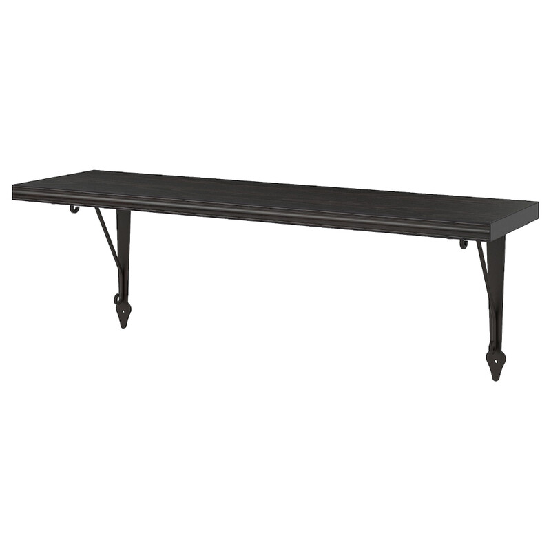 

Generic Wall Shelf Brown-Black/Anthracite 80X20cm