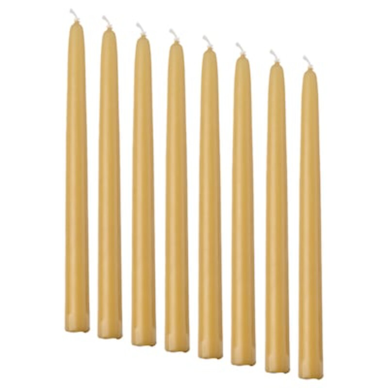 

KLOKHET Unscented candle, 25 cm 8 Pack
