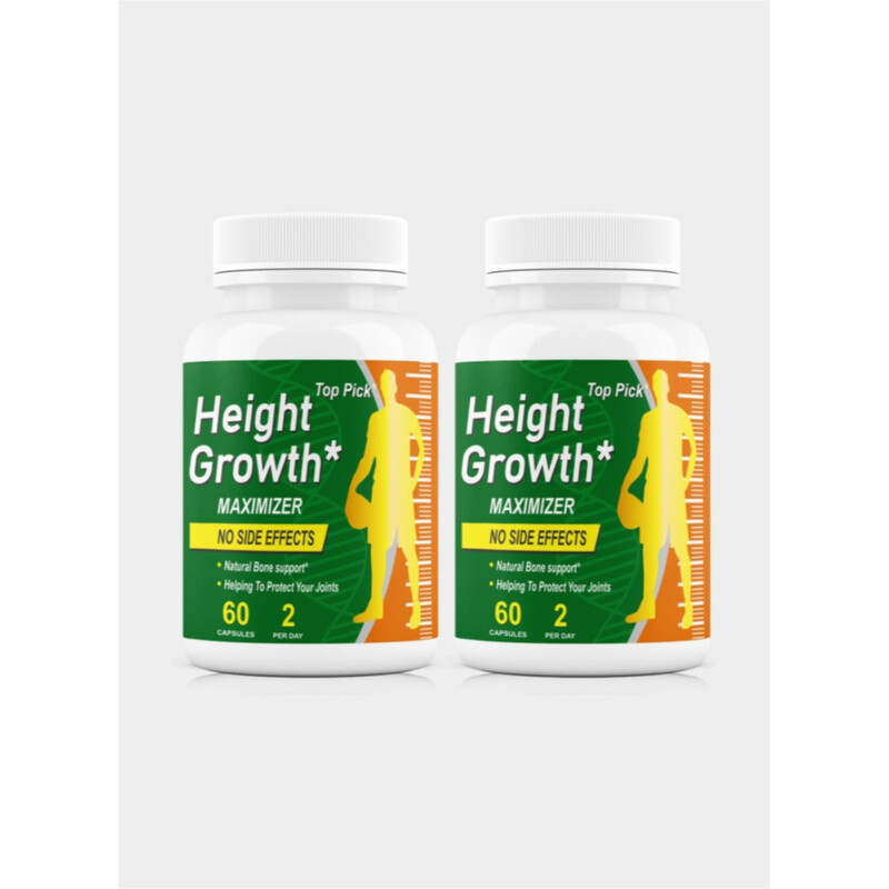 

Top Pick Height Growth Maximizer No Side Effects 60 Capsules Pack of 2