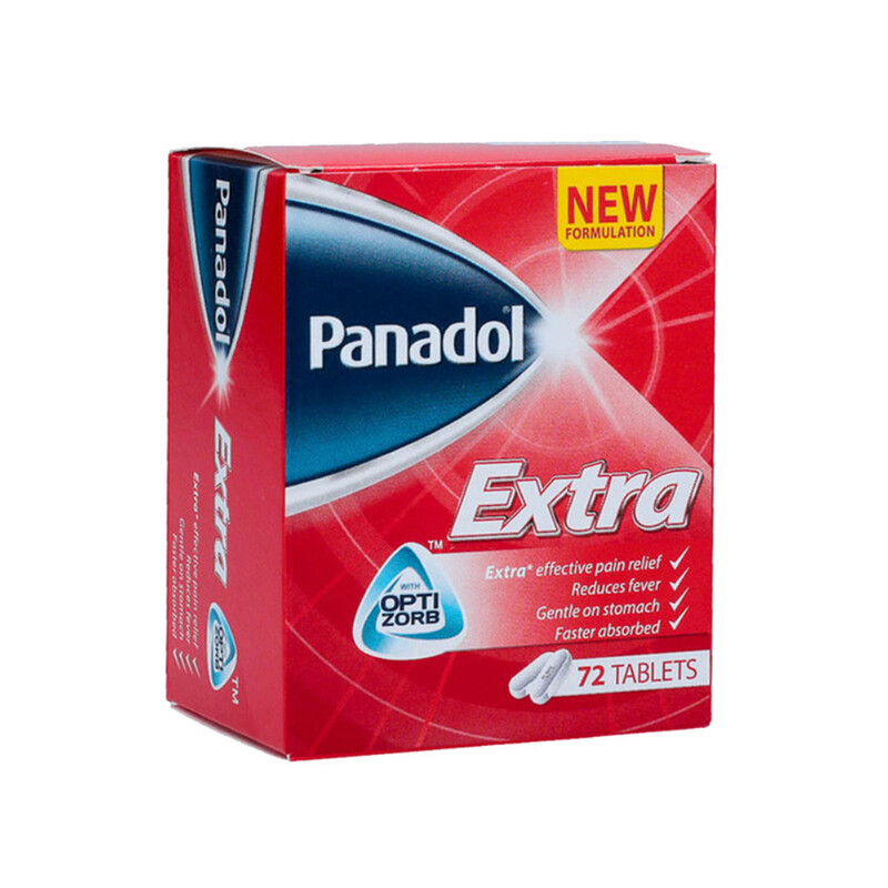

Generic Panadol Extra with Optizorb, 72 Tablets