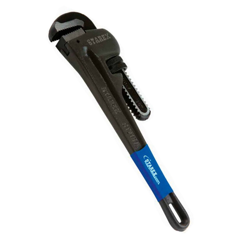 

Starex Pipe Wrench 8" USA Model Heavy Duty CRV Head with Blue Grip 21570