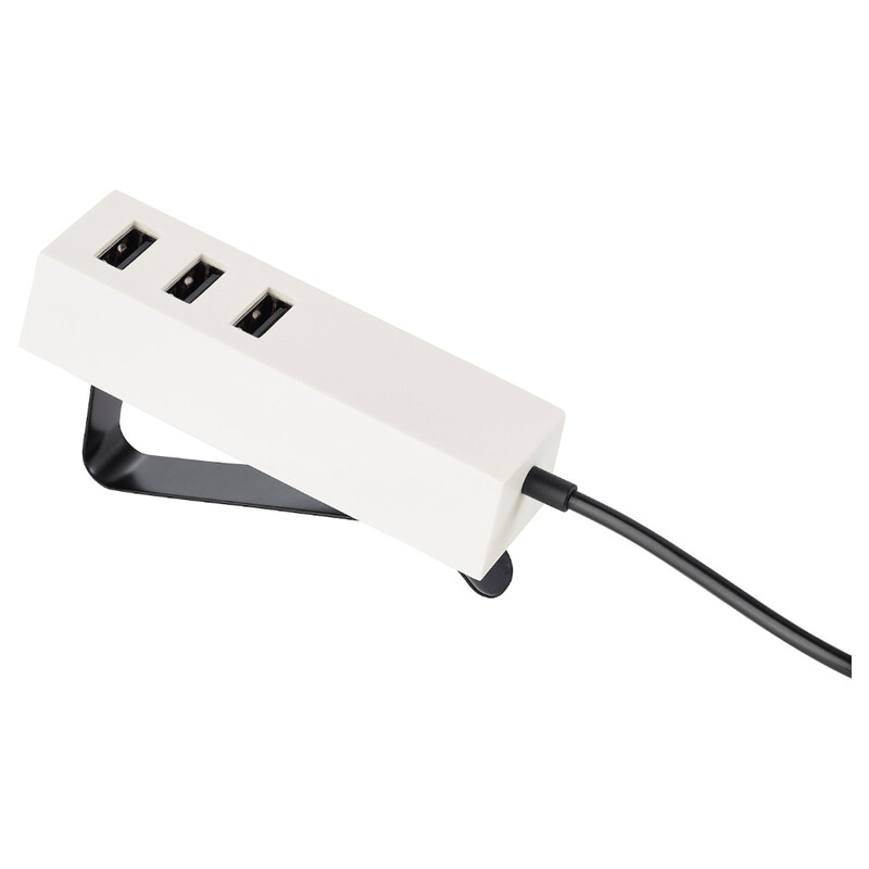 

Generic Usb Charger Withclamp White