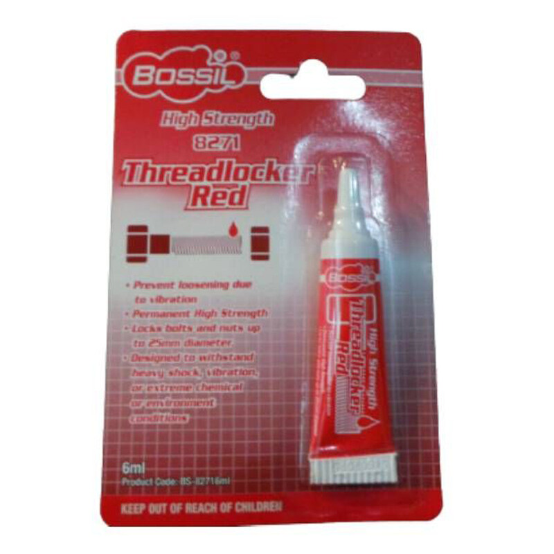 

Threadlocker High Strength Red 6ml VT-8271 Bossil