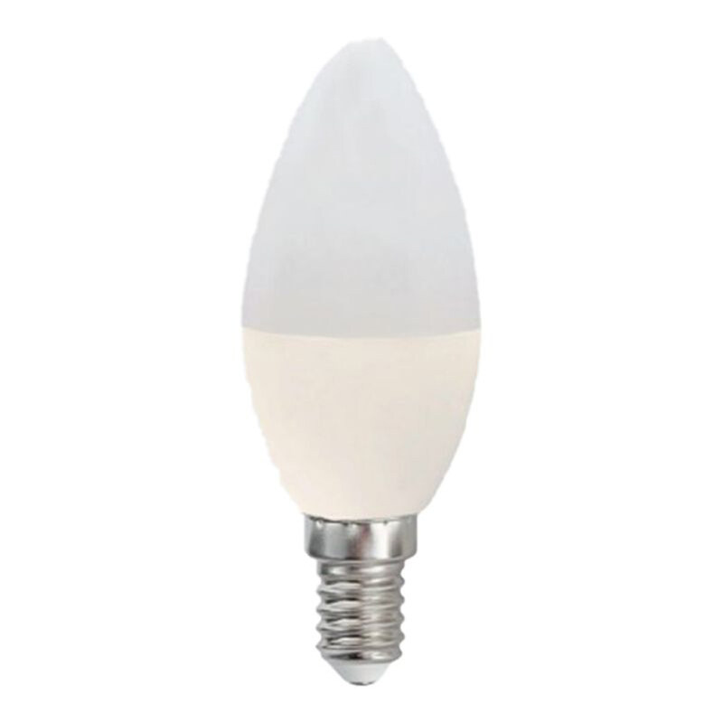 

RR LED Bulb 5.5W Frosted 6500K (Daylight) E-14 Candle ShapeCL-5.5DE14