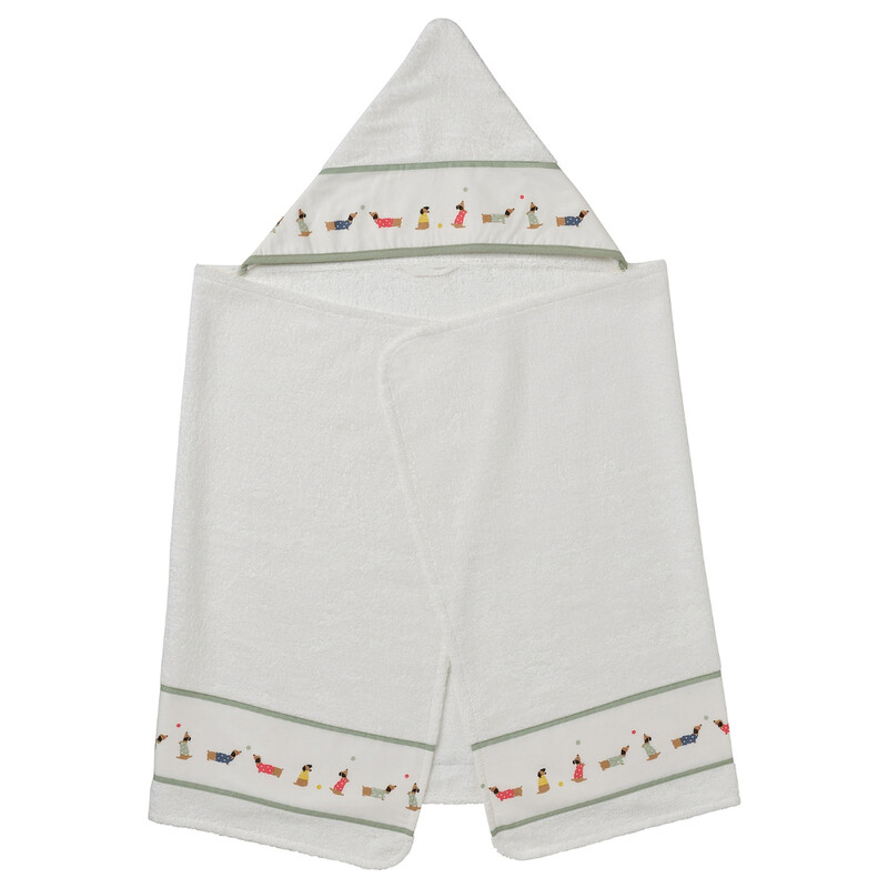 

Generic Baby Towel With Hood Puppy Pattern/White 60X125cm