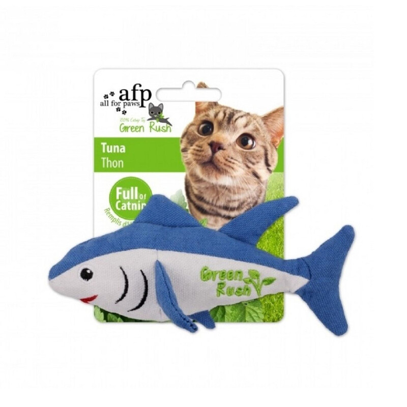 

All for Paws Green Rush Tuna Cat Toy