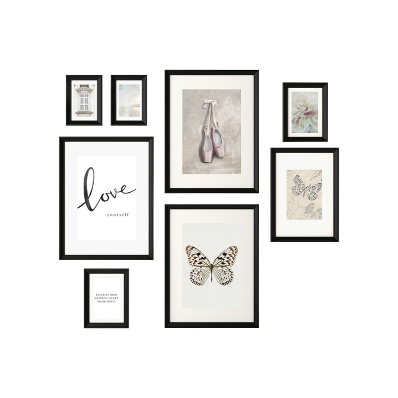 

Generic Frame with poster, set of 8