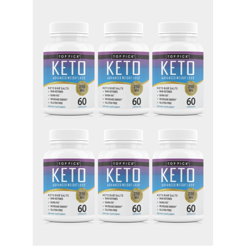 

Top Pick Keto Advanced Weight Loss 250 Mg 60 capsules Pack of 6