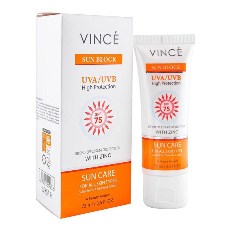 

Generic VINCY SUN CARE SUNBLOCK SPF 75