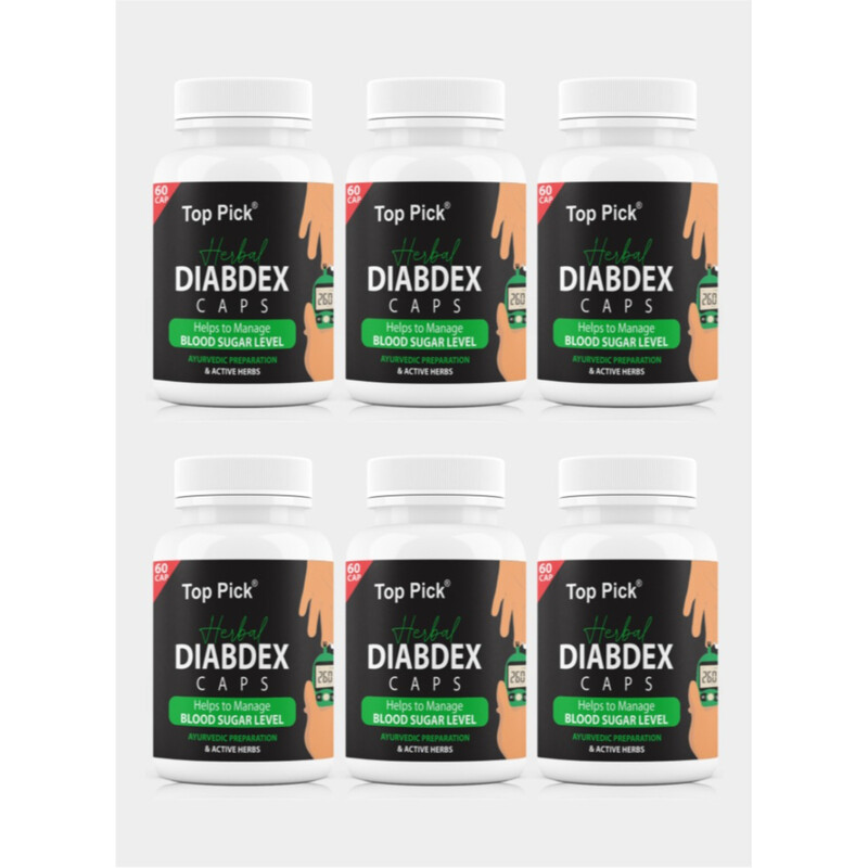 

Top Pick Herbal Diabetes Capsule Blood Sugar Level Pack of 6