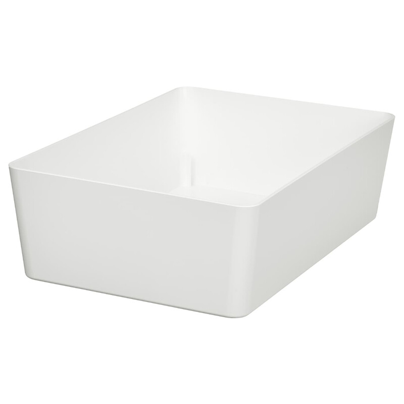 

Generic Box Work Accessories On A Desk A Shelf White 18X26X8cm