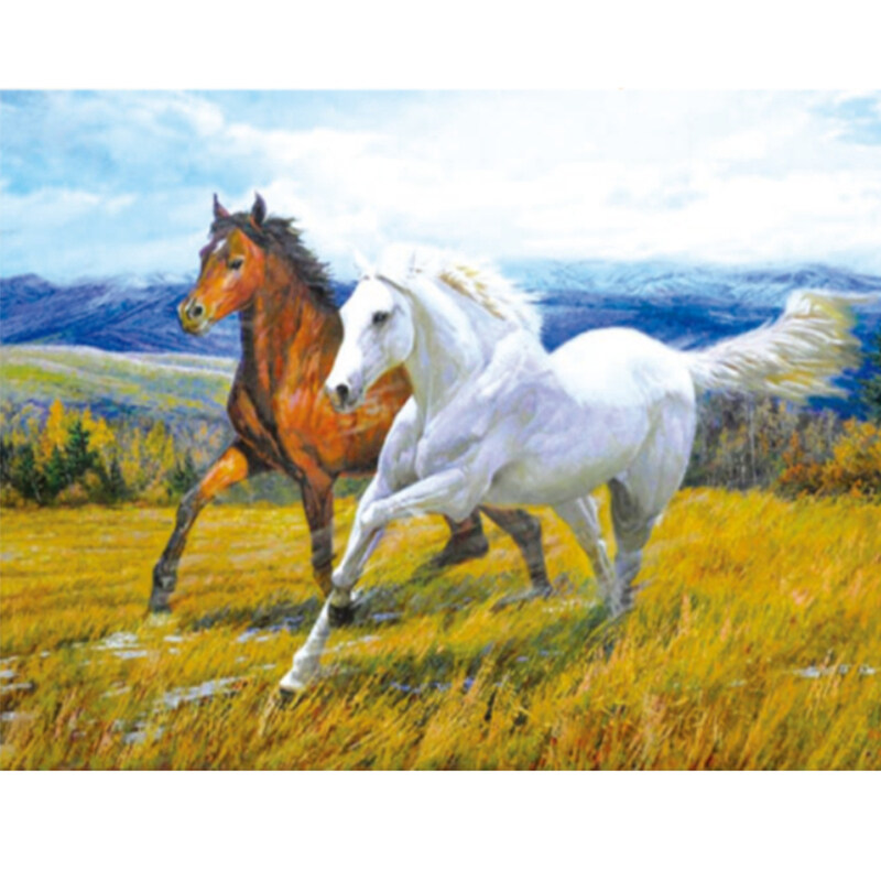 

Generic Happy Horses - Fun Jigsaw Puzzle for Children