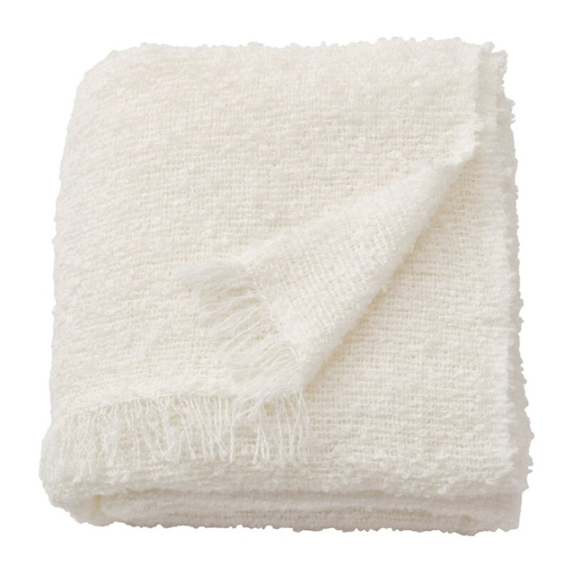 

Generic Throw Off-White Soft And Cuddly CrinkleKnit Fabric 130X170cm