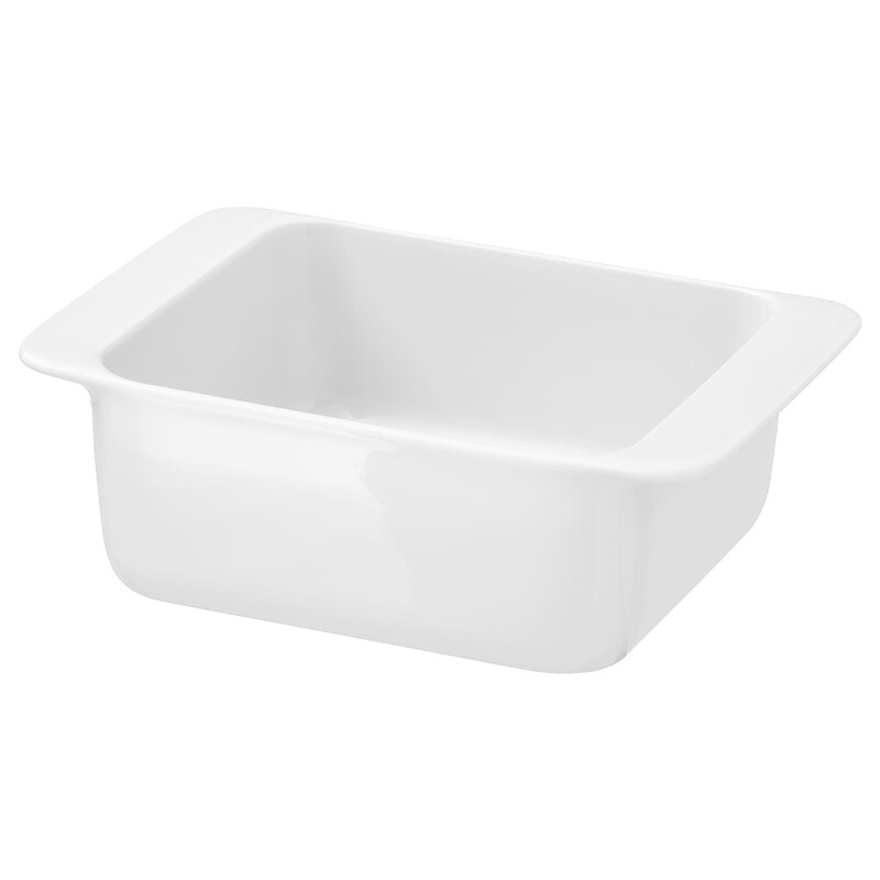 

Generic Oven Dish Made Of Feldspar Porcelain White 18X13cm
