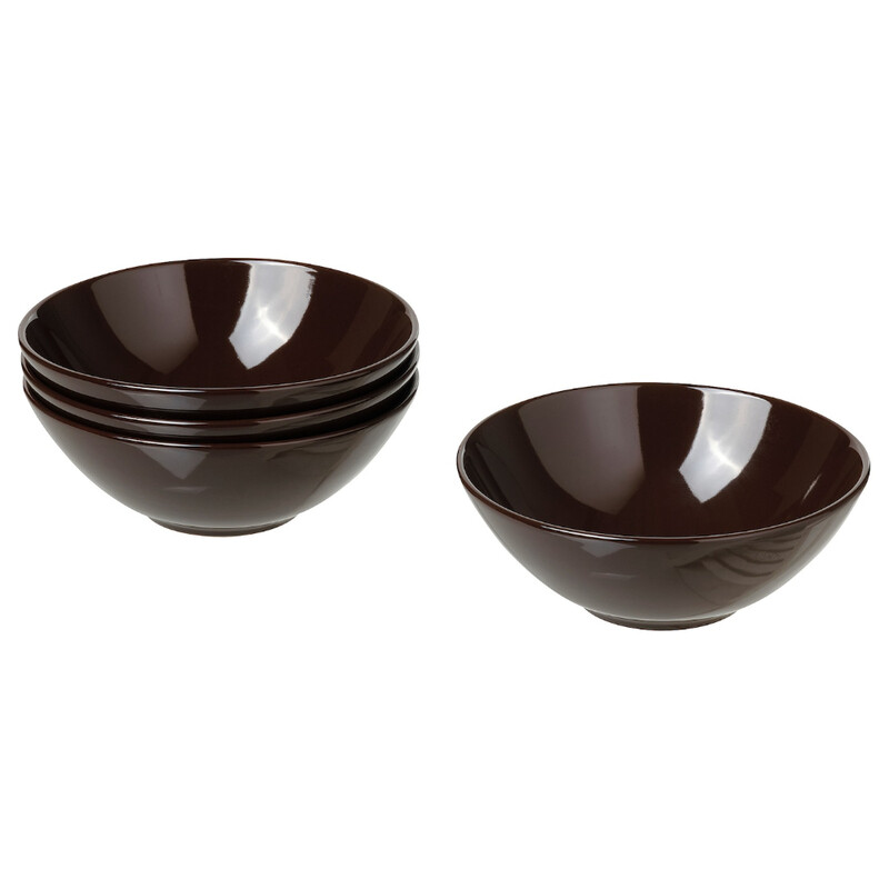 

Generic Bowl Simple Functional Design Is Easy To Coordinate Glossy Brown 16cm