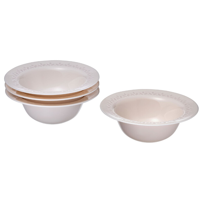 

Generic Bowl Made Of Tempered Glass Off-White 16cm