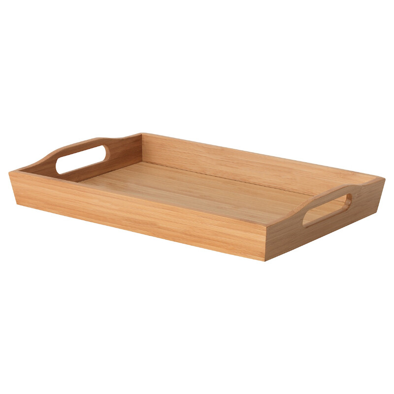 

Generic Tray Bamboo EasyCare And Hardwearing Natural Material 35X23cm