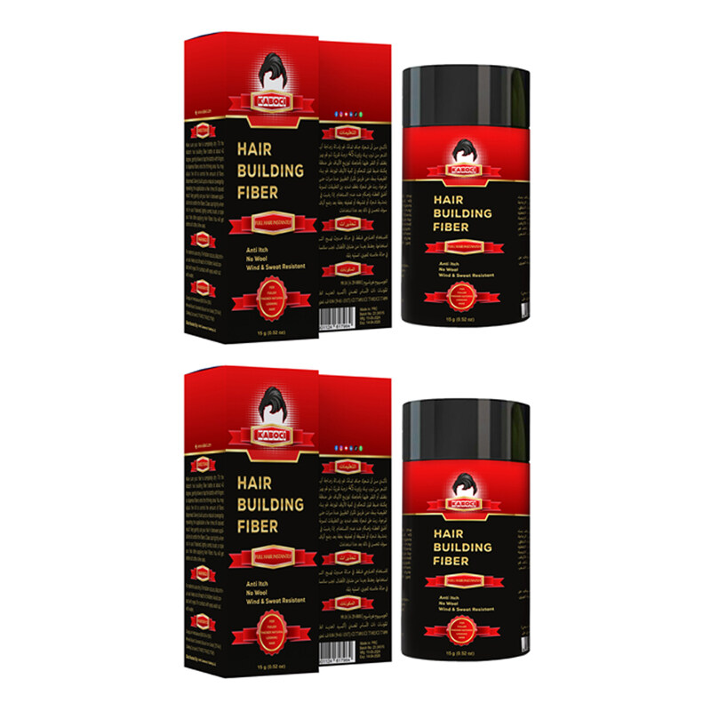 

Pack Of 2 Kaboci Hair Building Fiber Instant Hair Loss Concealer White 15g